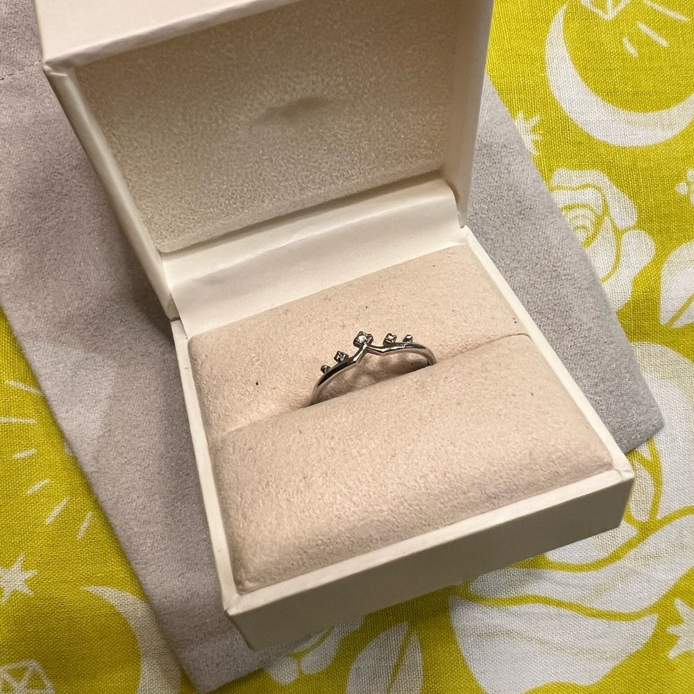 Kendra Scott 14K White Gold Michelle Ring Size 7